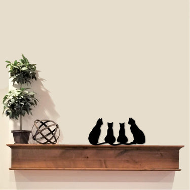 Cat Metal Wall Art | Cat Decor | Group of 3 Cats | Animal Decor | Cat Gifts | Animal Wall Decor | Cat Lover Gift Idea | Halloween Decoration